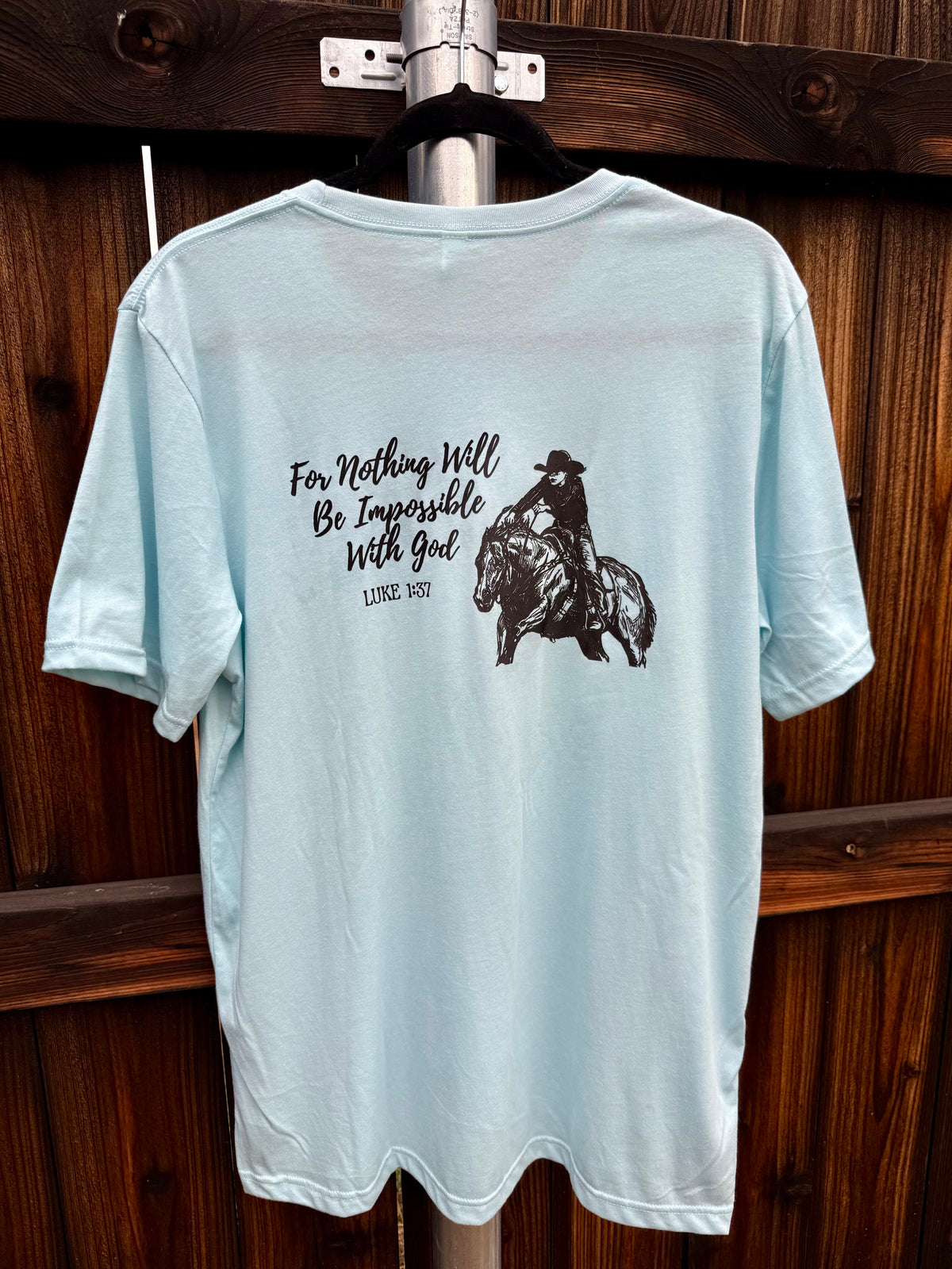 Luke 1:37 Jersey Shirt