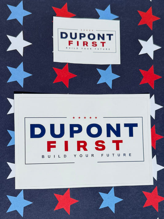 Dupont First Sticker - Large